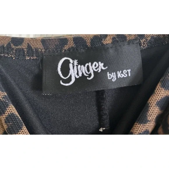 Vintage Y2K‎ Cheetah Print Maxi Midi Slip Dress Medium Brown Black Whimsygoth - Picture 3 of 13